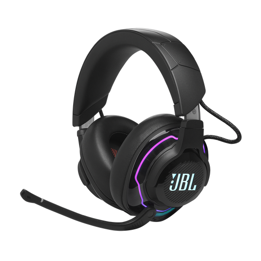 JBL Quantum 910 Wireless - Black - Wireless over-ear performance gaming headset with head  tracking-enhanced, Active Noise Cancelling and Bluetooth - Detailshot 3 image number null